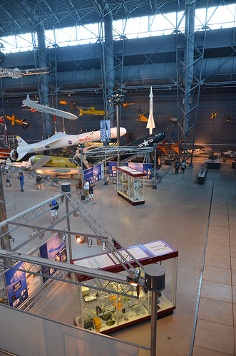 Steven F. Udvar-Hazy Center: Space exhibit panorama (misc)