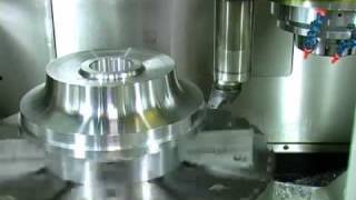 high speed precision milling 5 axis cnc Breton Ultrix impeller