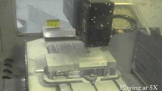 CNC milling machine makes a model cannon wheel