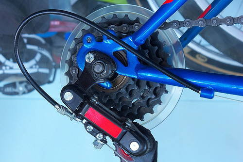 Sprocket situation on Day six, 266.5 kilometers.