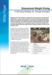 New White Paper to Help Organizations with Dimensional-Weight Pricing Modifications