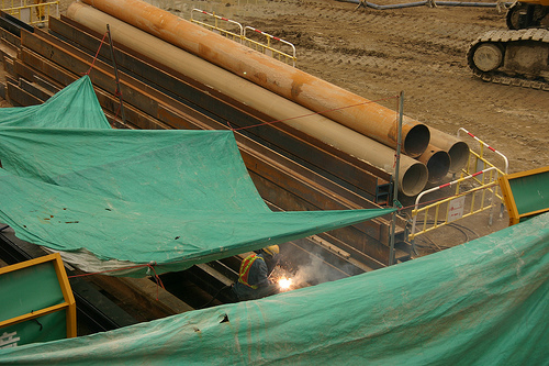 West Kowloon building: welding