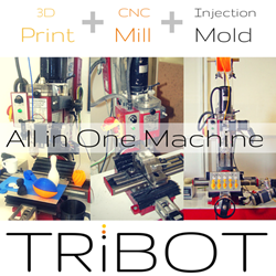 New Multi-Function Machine Capable of 3D Printing, CNC Milling, and Injection Molding