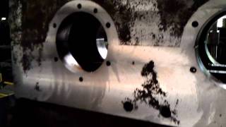 Re-machining Large Gearbox on Floor Mill