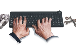 WetKeys Announces New Oil Resistant Keyboard for Industrial Computing, Food Processing Plants, Automotive Factories and Machine Shops