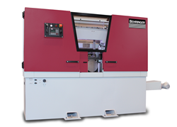 New Model Horizontal Bandsaw — Higher Production Options Now Common Features